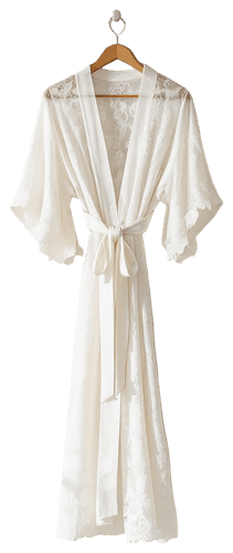 Lace robe