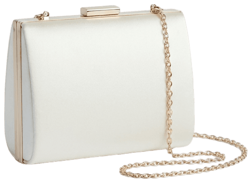Satin clutch