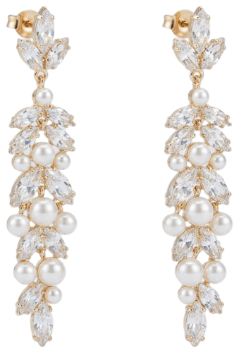 Pearl drop earrings